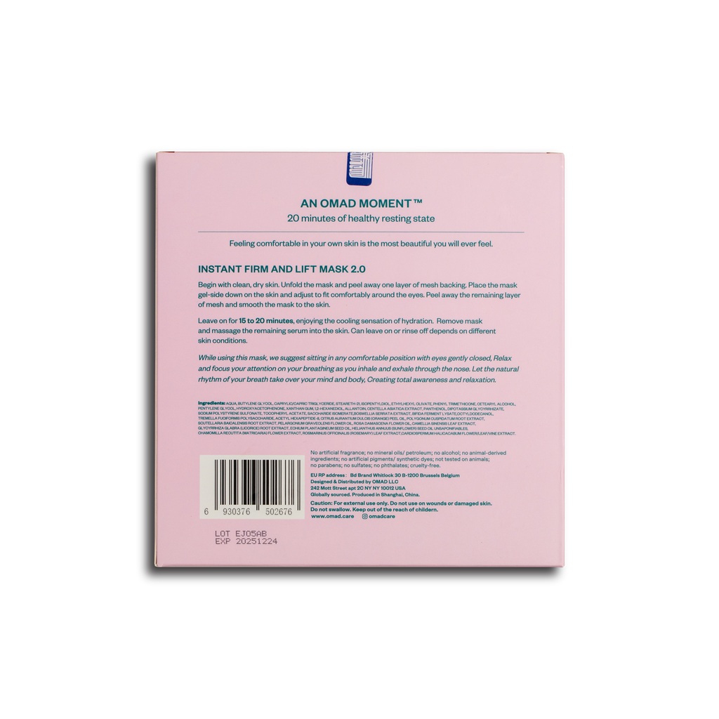 Instant Firm and Lift 2.0: Box (4 Sheets)