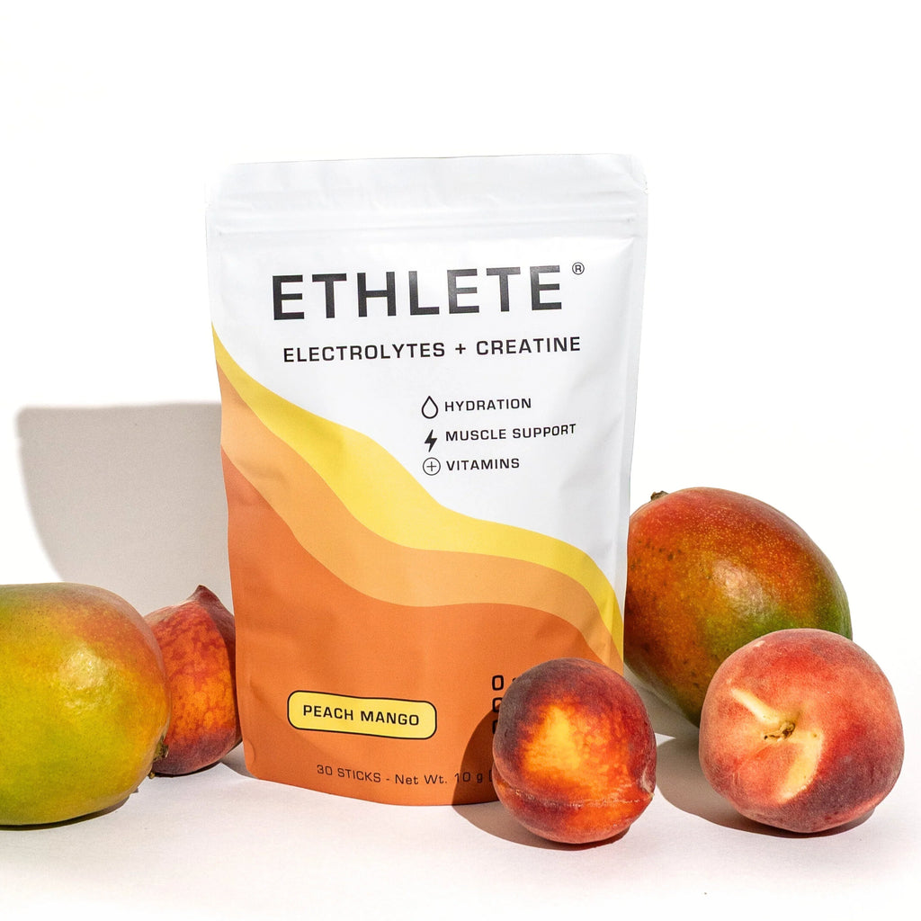 Ethlete Electrolytes + Creatine (30 sticks) Peach Mango